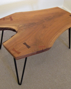 TABLE (Walnut with Inlays) 0973